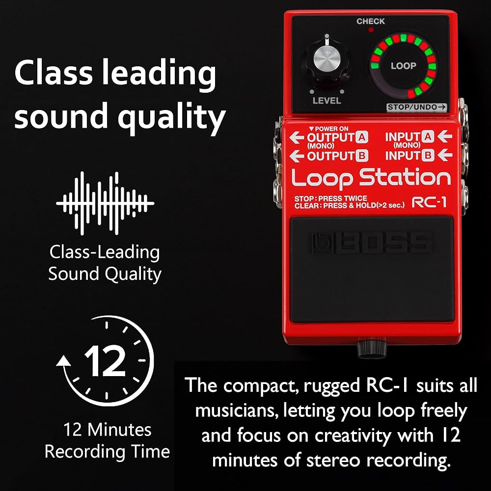 【希少】BOSS RC1 loop station black Boss RC-1-BK Loop Station | Reverb Canada